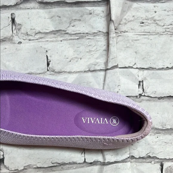Purple Pointed Toe Flats in Suede - Picture 5 of 5